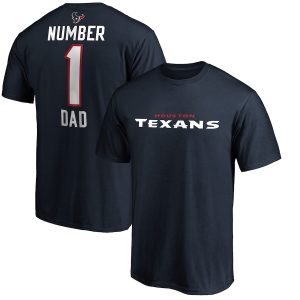 Houston Texans Big & Tall #1 Dad T-Shirt